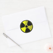 Radiation Classic Round Sticker (Envelope)