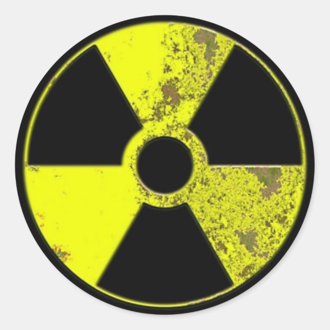 Radiation Classic Round Sticker (Front)
