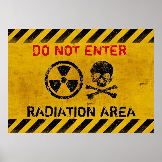 Radiation Hazard Poster (Front)