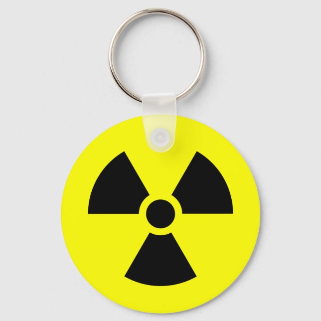 Radiation Sign Key Chain (Front)
