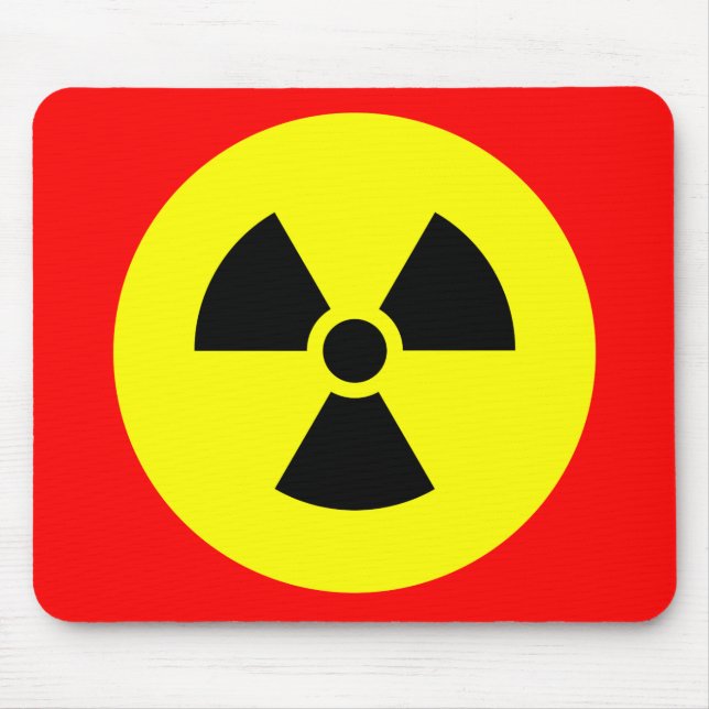 Radiation Sign Mousepad (Front)