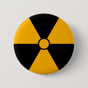 Radiation Symbol Button