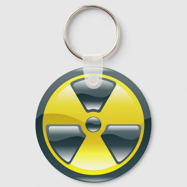 radiation symbol key ring (Front)