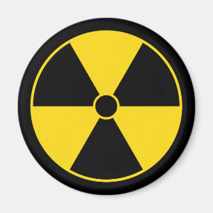 Radiation Symbol Magnet
