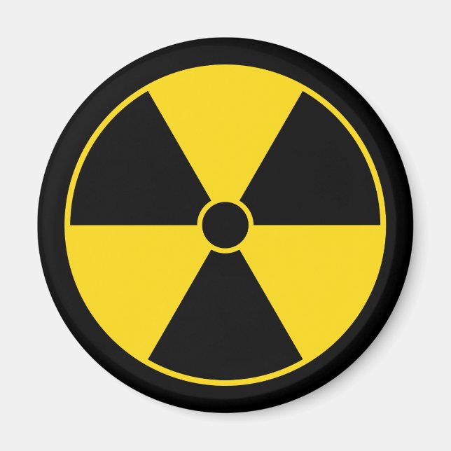 Radiation Symbol Magnet (Front)