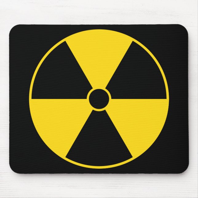 Radiation Symbol Mouse Pad (Front)