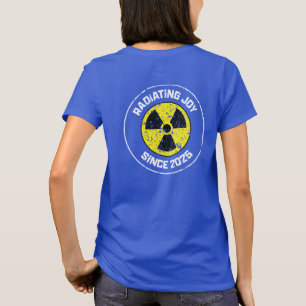 Radiation Symbol Radiating Joy Since 2025 Grunge T-Shirt