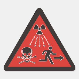Radiation Symbol Sticker