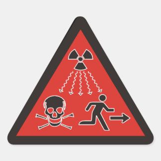 Radiation Symbol Sticker