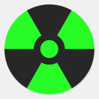 Radiation Symbol Sticker