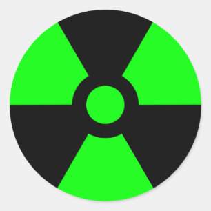 Radiation Symbol Sticker