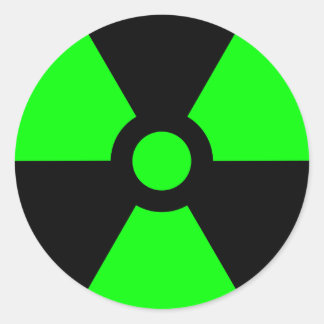 Radiation Symbol Sticker