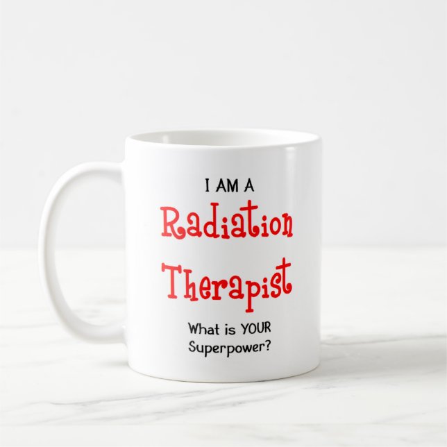 radiation therapist coffee mug (Left)