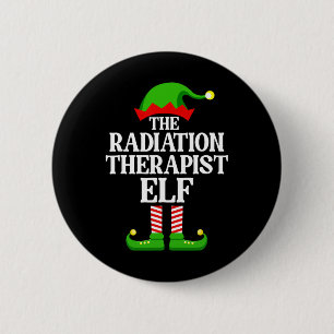 Radiation Therapist Elf Family Matching Group Chri 6 Cm Round Badge