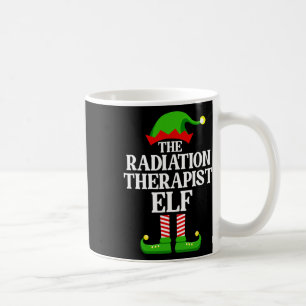 Radiation Therapist Elf Family Matching Group Chri Coffee Mug