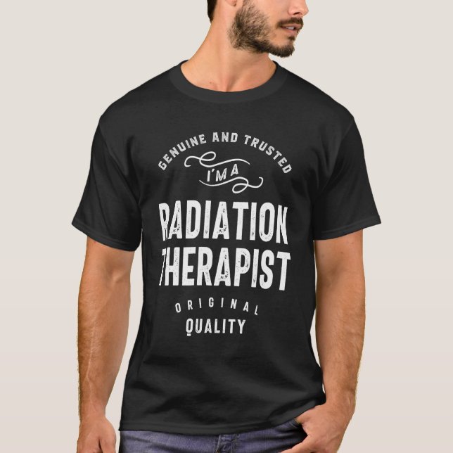 Radiation Therapist Job Title T-Shirt (Front)