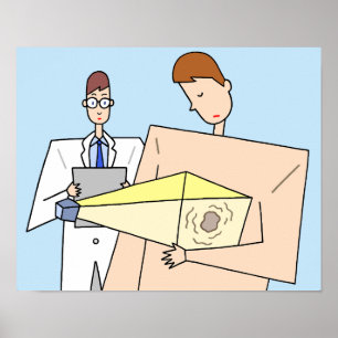 Radiation therapy. poster