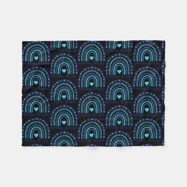 Radiation Therapy Radiation Therapist  Fleece Blanket (Front (Horizontal))