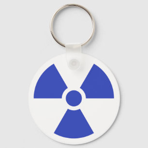 Radiation Trefoil Sign Symbol Warning Sign Symbol Key Ring