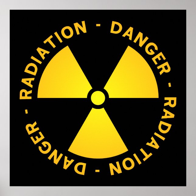 Radiation Warning Poster (Front)