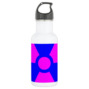 Radiation Warning Symbol 532 Ml Water Bottle