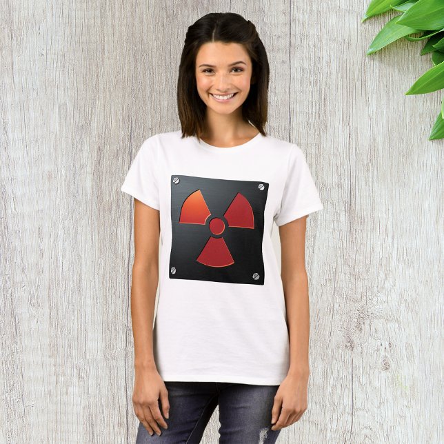 Radiation Warning Symbol Industrial Metal Sign T-Shirt (Creator Uploaded)