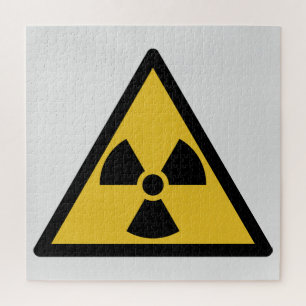 Radiation Warning Symbol (Radioactive Danger) Jigsaw Puzzle
