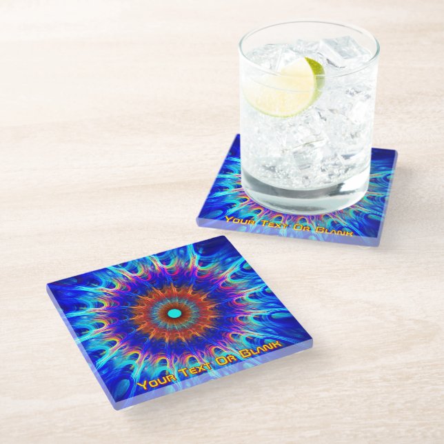 Radiative Zone Glass Coaster (Angled)