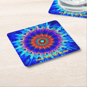 Radiative Zone Square Paper Coaster