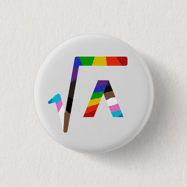 Radical Ally Button (Gray) (Front)