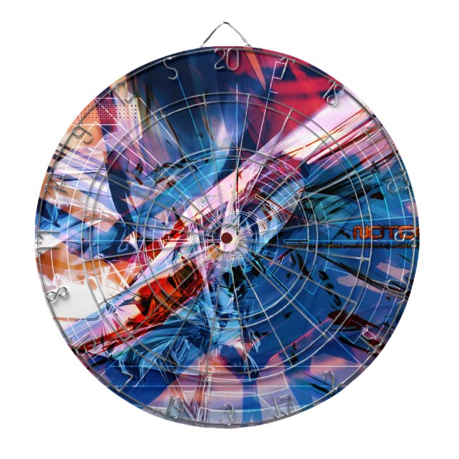 Radical Art 8 Dart Board (Front)