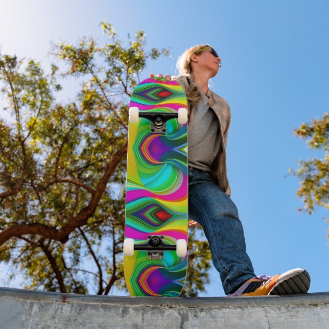 Radical Bright Popping Design Skateboard (Outdoor 1)
