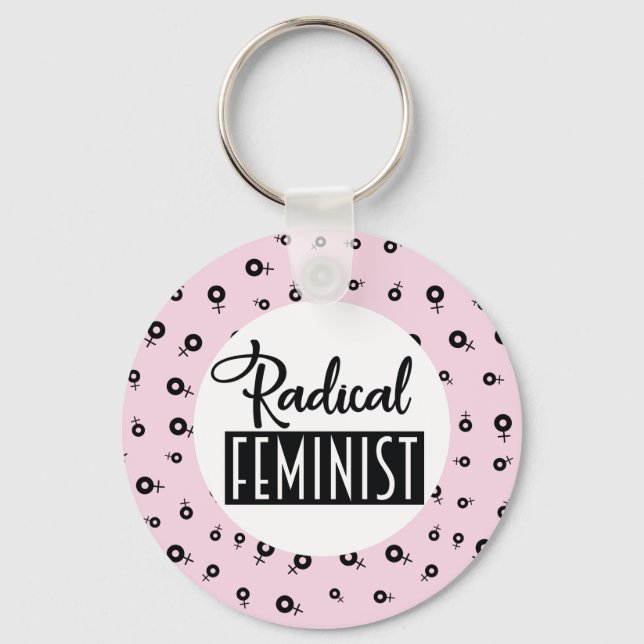 Radical Feminist Key Ring (Front)