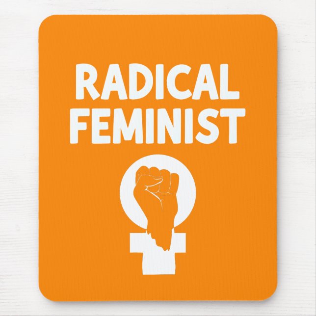 Radical Feminist Mouse Mat (Front)