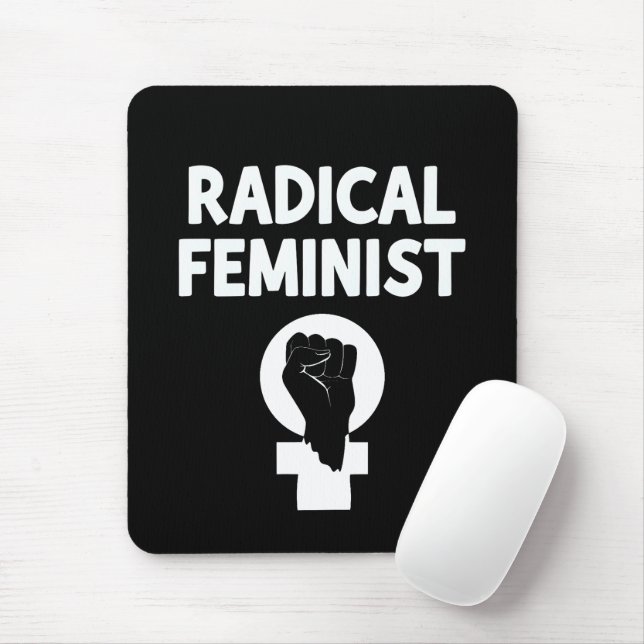 Radical Feminist Mouse Mat (With Mouse)