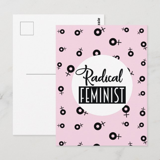 Radical Feminist Postcard (Front/Back)