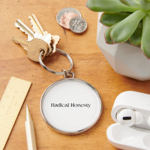 Radical Honesty Minimalist Keychain