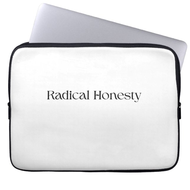 Radical Honesty Protective Laptop Sleeve (Front)