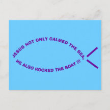Radical Jesus, Rock the Boat Postcard