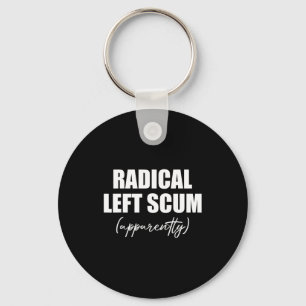 Radical Left S Apparently Litical Sarcastic Quote Key Ring