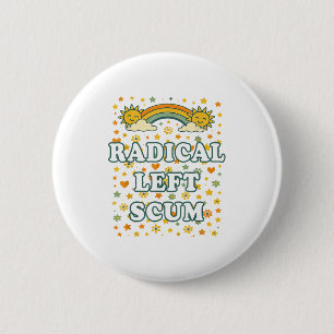 Radical Left S Funny Sarcastic Quote  6 Cm Round Badge