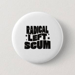Radical Left S Funny Sarcastic Quote  6 Cm Round Badge