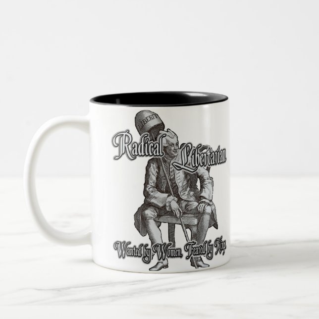 Radical Libertarian Two-Tone Coffee Mug (Left)