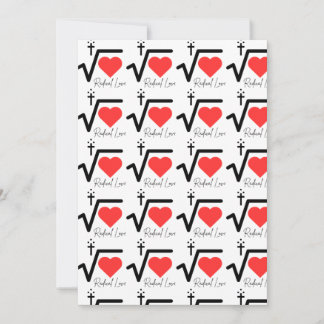 Radical Love print invitations and thank you cards