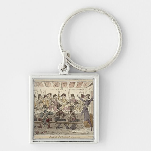 Radical Parliament !!' Key Ring (Front)
