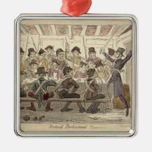 Radical Parliament !!' Metal Tree Decoration