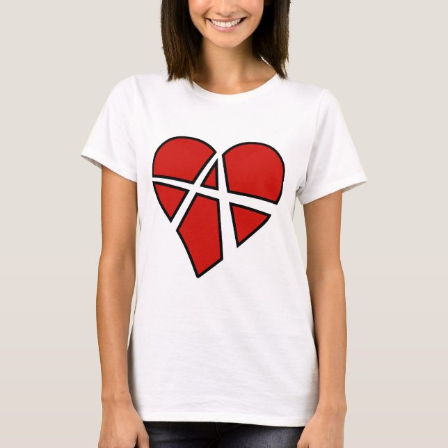 Radical Relations Reckless Heart Anarchy A Love T-Shirt (Front)