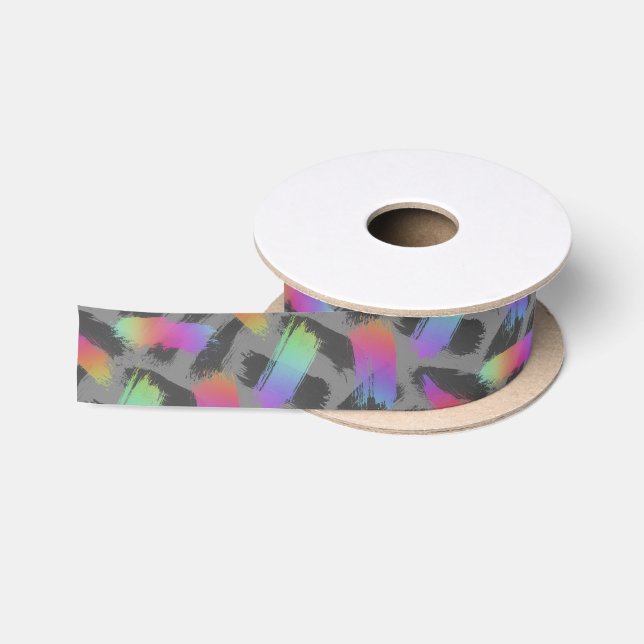 radical retro rainbow : satin ribbon (Spool)