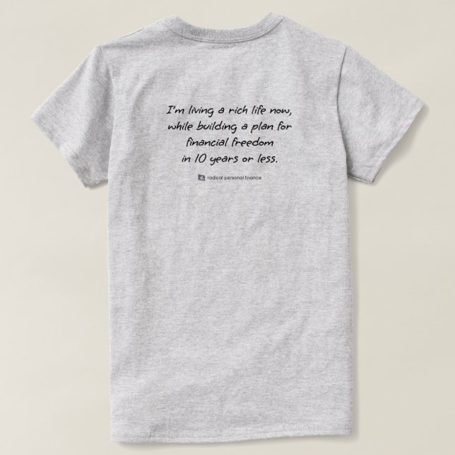 Radical Statement T-Shirt (W) (Design Back)