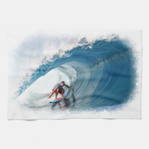 Radical Surfer 1B Kitchen Towels